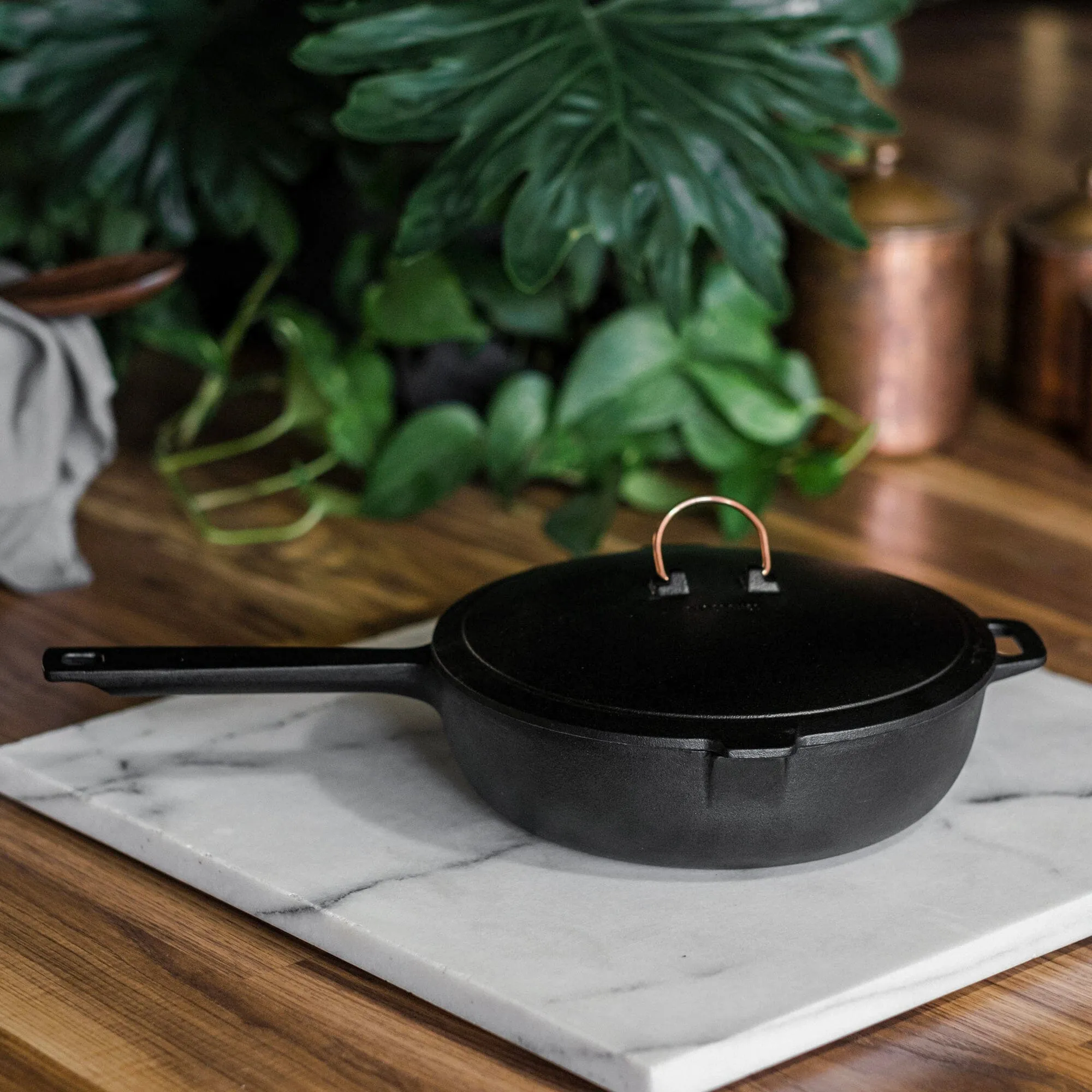 Enamel Lined Cast Iron Skillet