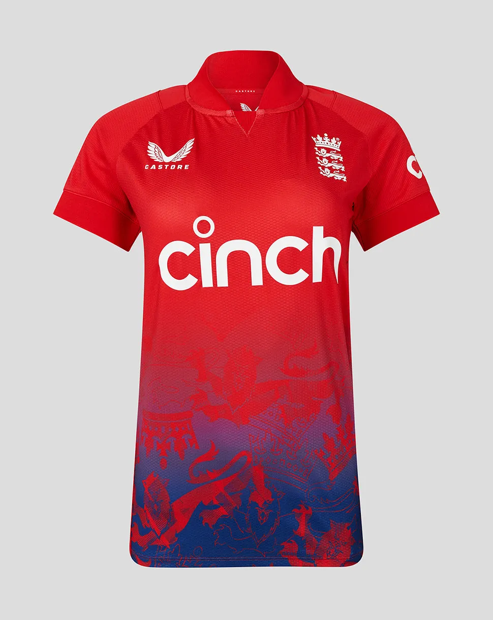 England Cricket Women's Pro IT20 Short Sleeve Shirt