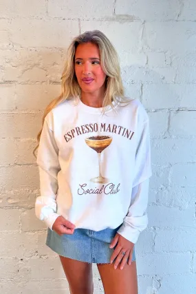 Espresso Martini Cocktail Club Sweatshirt