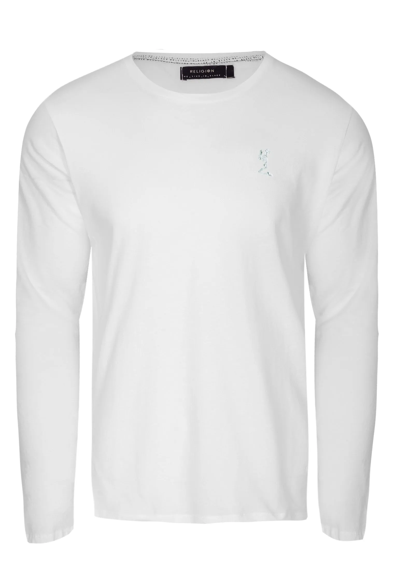 ESSENTIAL CORE WHITE LONG SLEEVE T-SHIRT