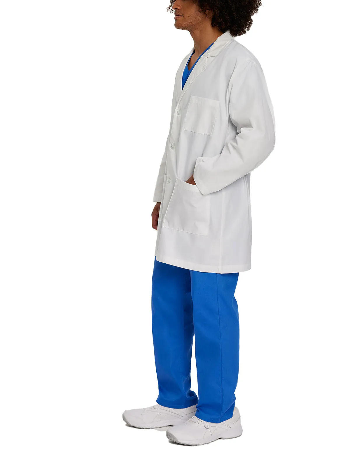 Essential - Men's 3-Pocket Poplin Staff 35½" Lab Coat