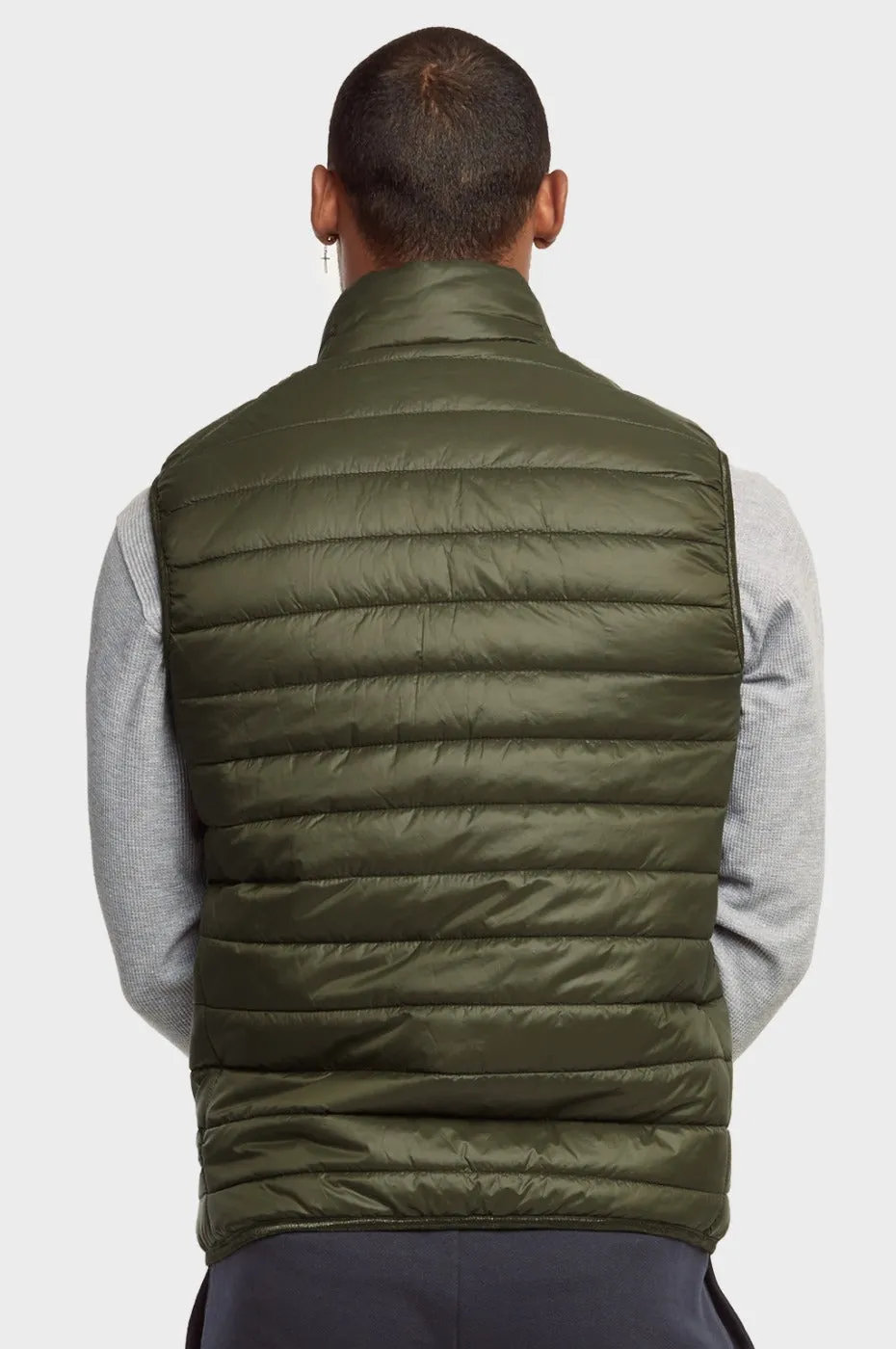 ET TU MEN'S LIGHTWEIGHT PUFFER VEST (MPV200E_OLIVE)