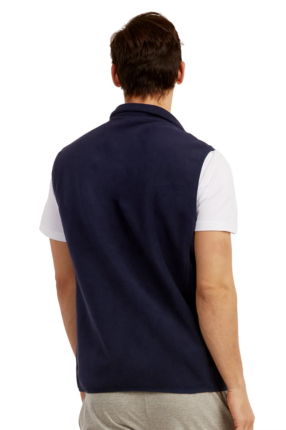 ET TU MEN'S POLAR FLEECE VEST (PF1500E_NAVY)