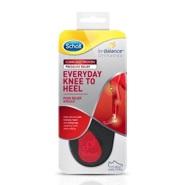 Everyday Knee to Heel Pain Relief Insoles Small