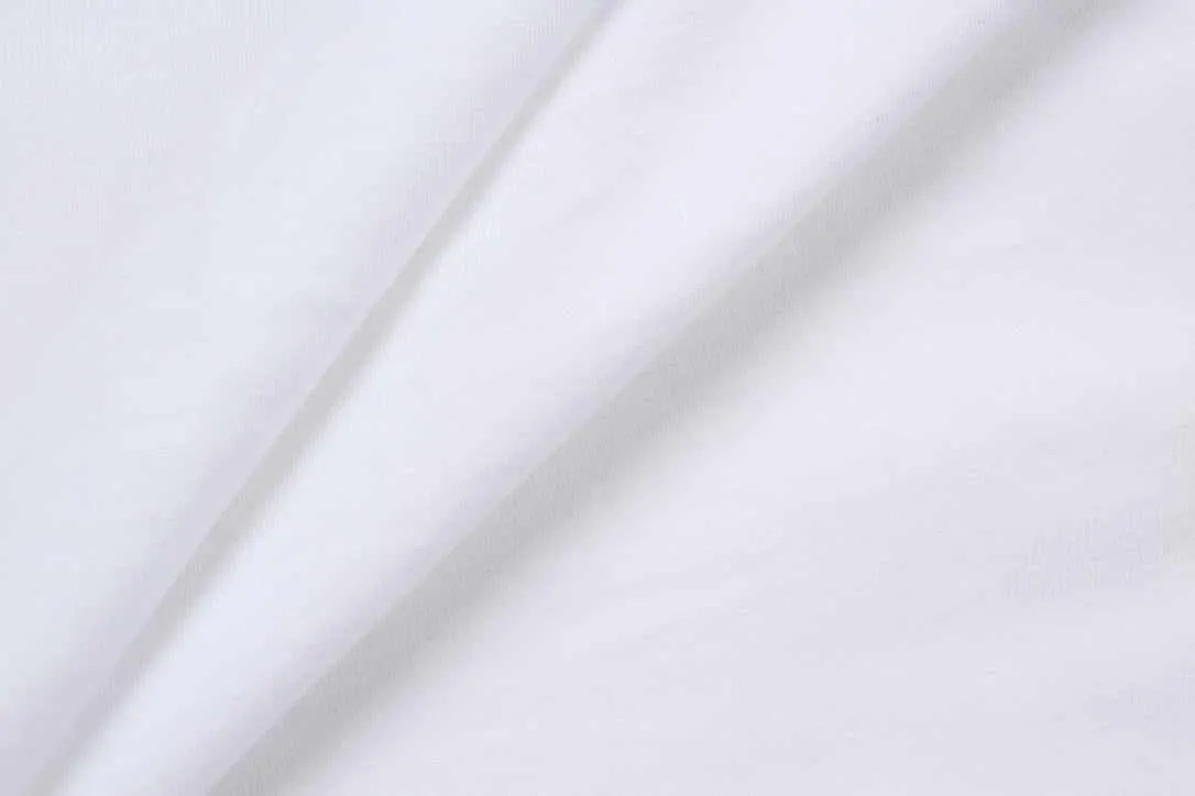 Extra Fine Super Stretch Cotton Jersey - White