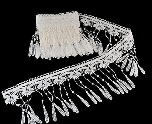 eZthings Venise Edging Lace Trim from Eyelet Fabric for DIY Craft Venice Trims