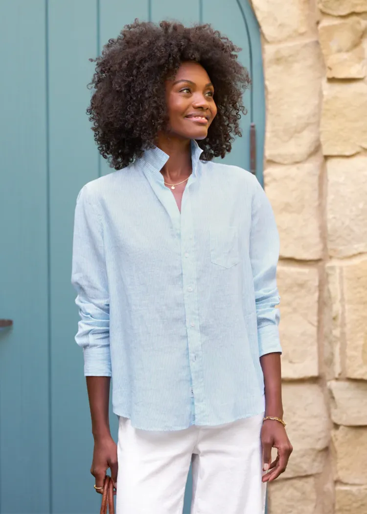 Frank & Eileen | Eileen Relaxed Button Up | Classic Linen