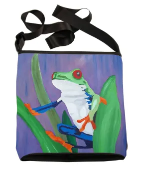 Frog Kitten Cross Body Bag- Kaleidoscope