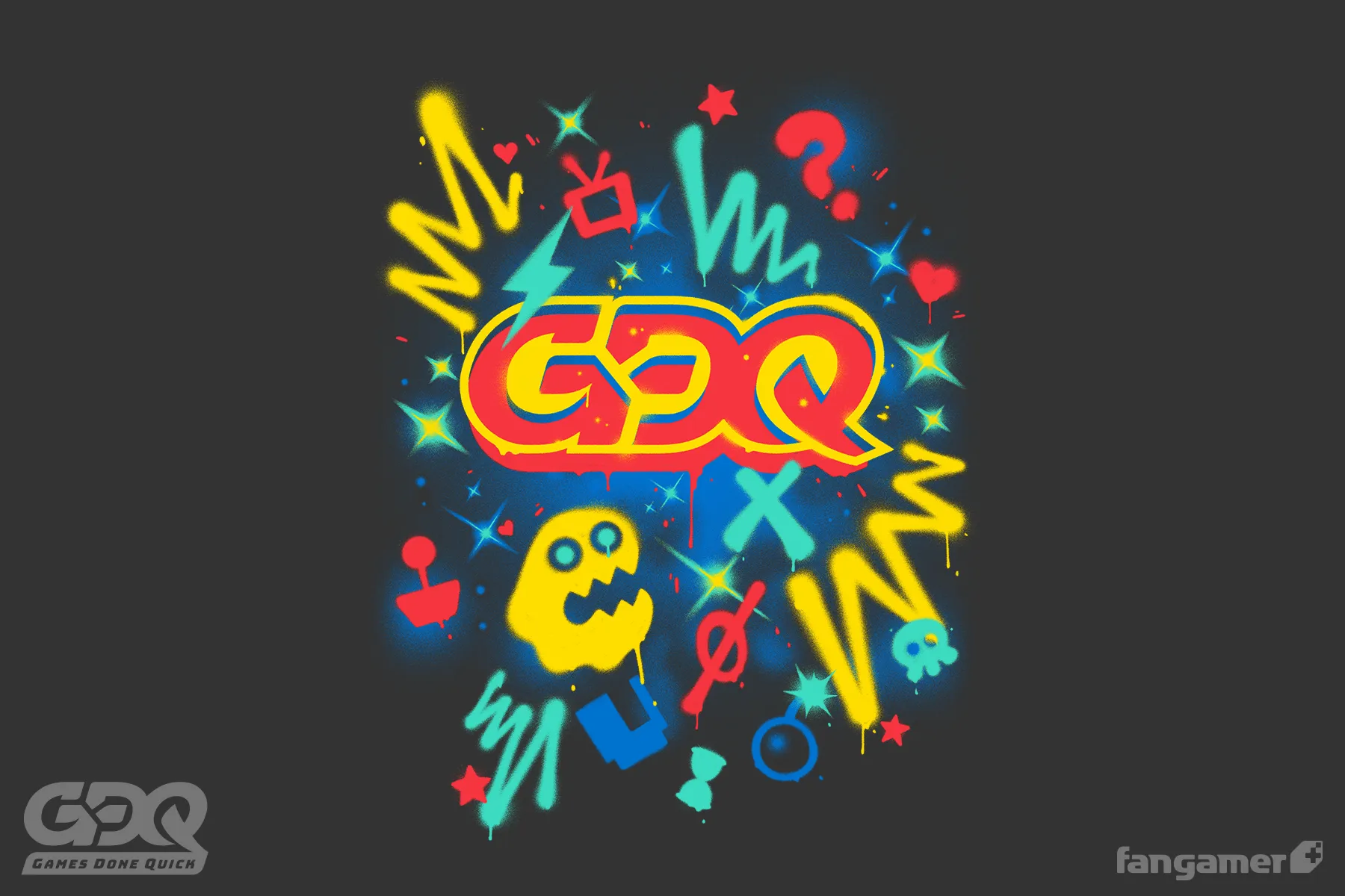 GDQ Graffiti Punk Hoodie