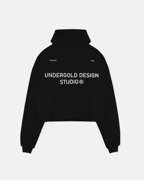 Genesis PT01 Basic Cropped Hoodie Black