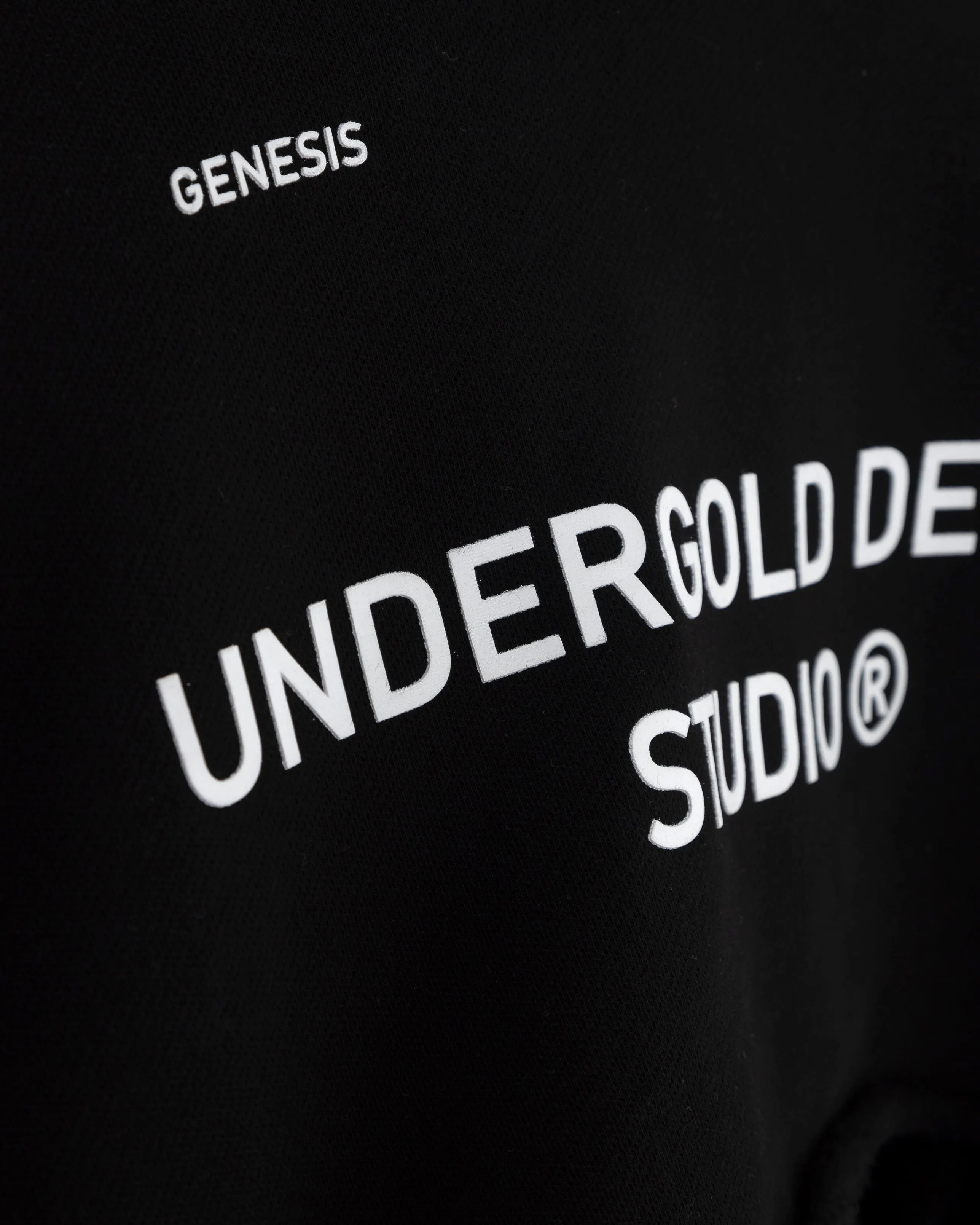 Genesis PT01 Basic Cropped Hoodie Black