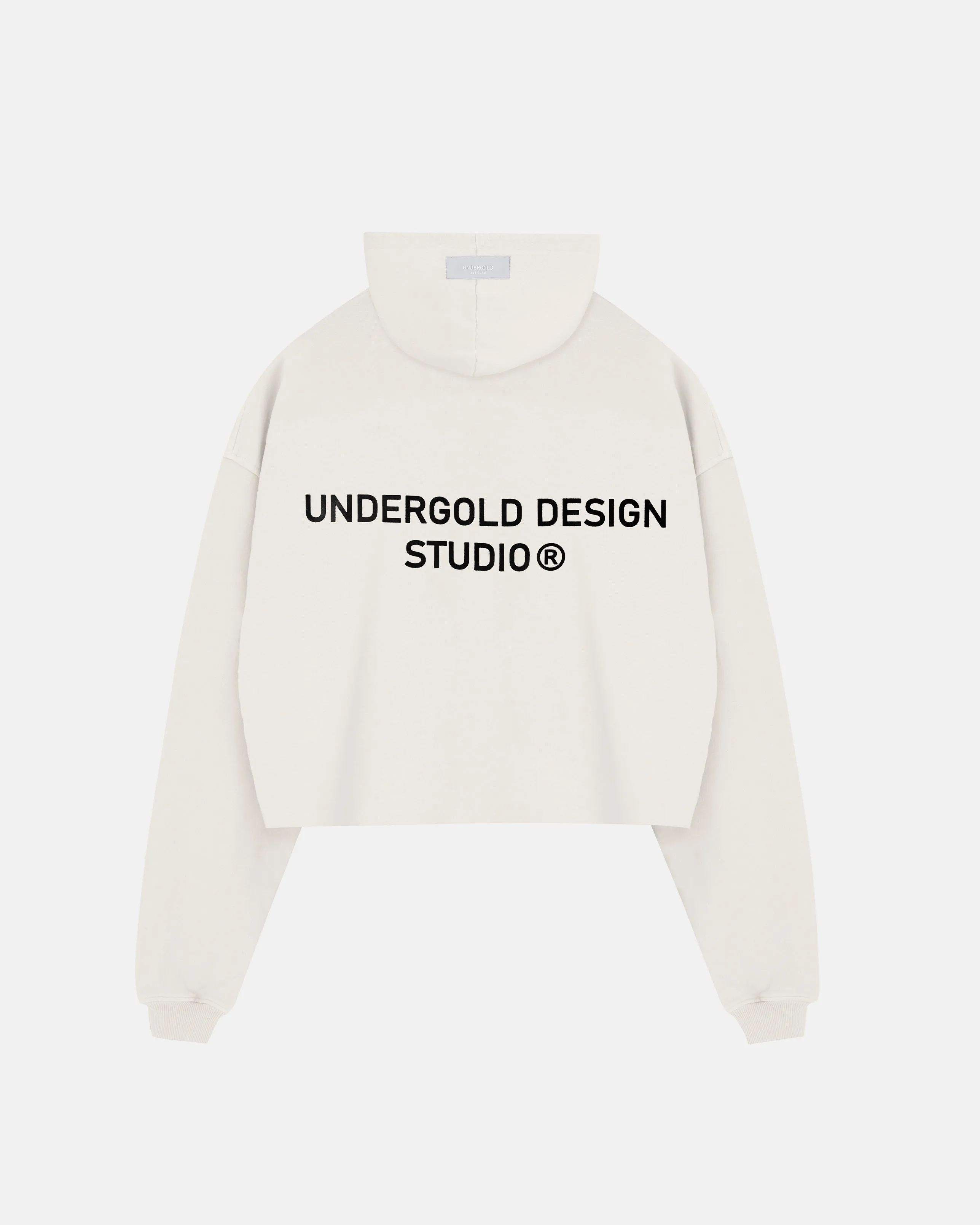 Genesis PT01 Basic Cropped Hoodie White