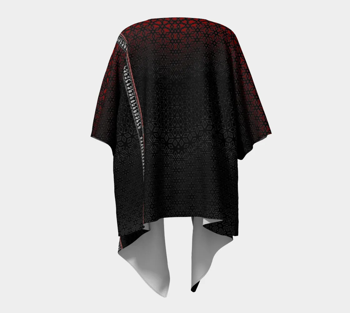 Geometrix Draped Kimono