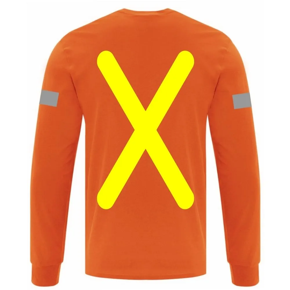 Gerber High-Visibility Night Long Sleeve Men's Work T-Shirt 005X