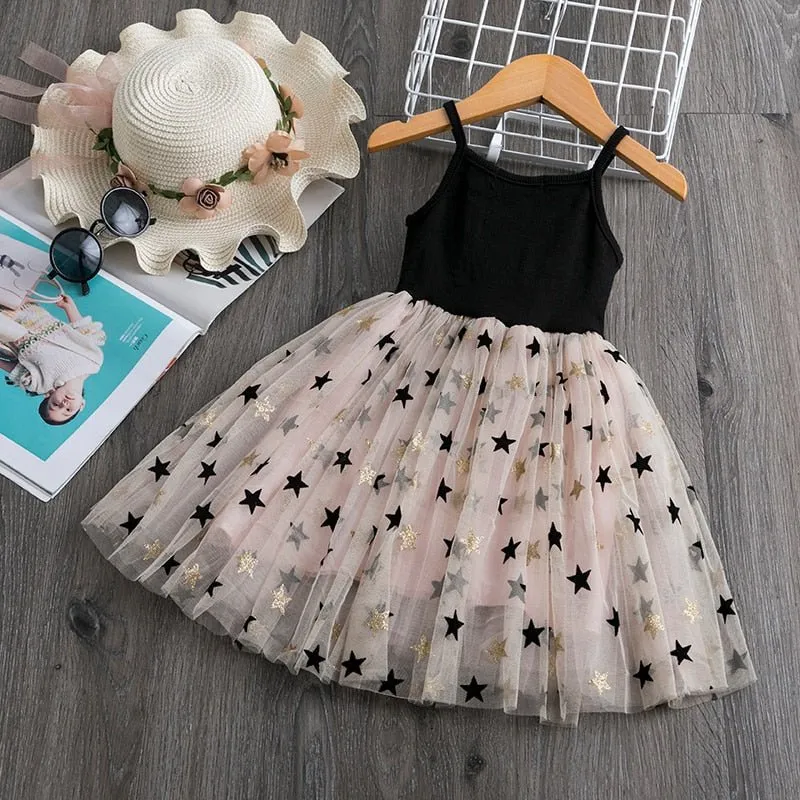 Girls Sleeveless Tutu Dress