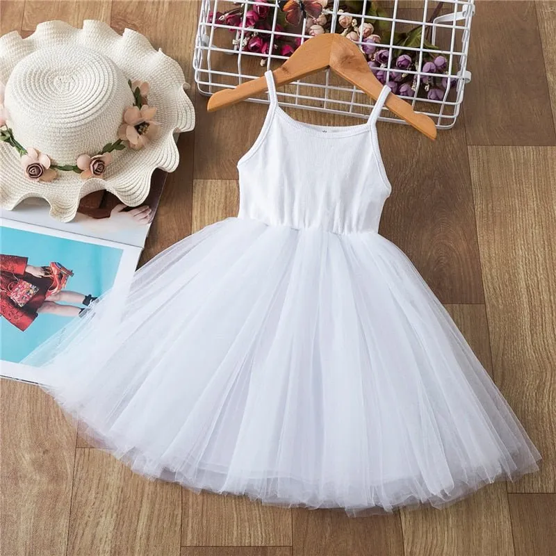 Girls Sleeveless Tutu Dress