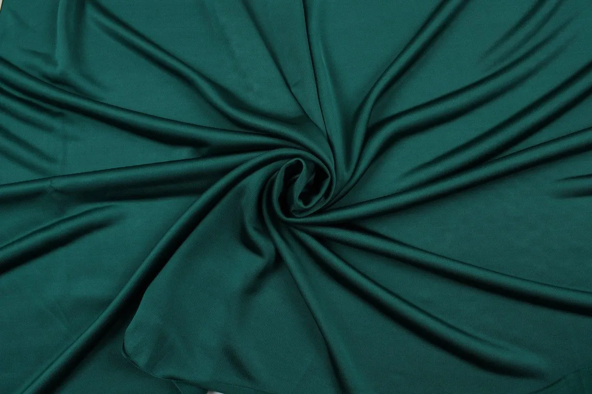 Glossy Stretch Polyester Jersey - Green