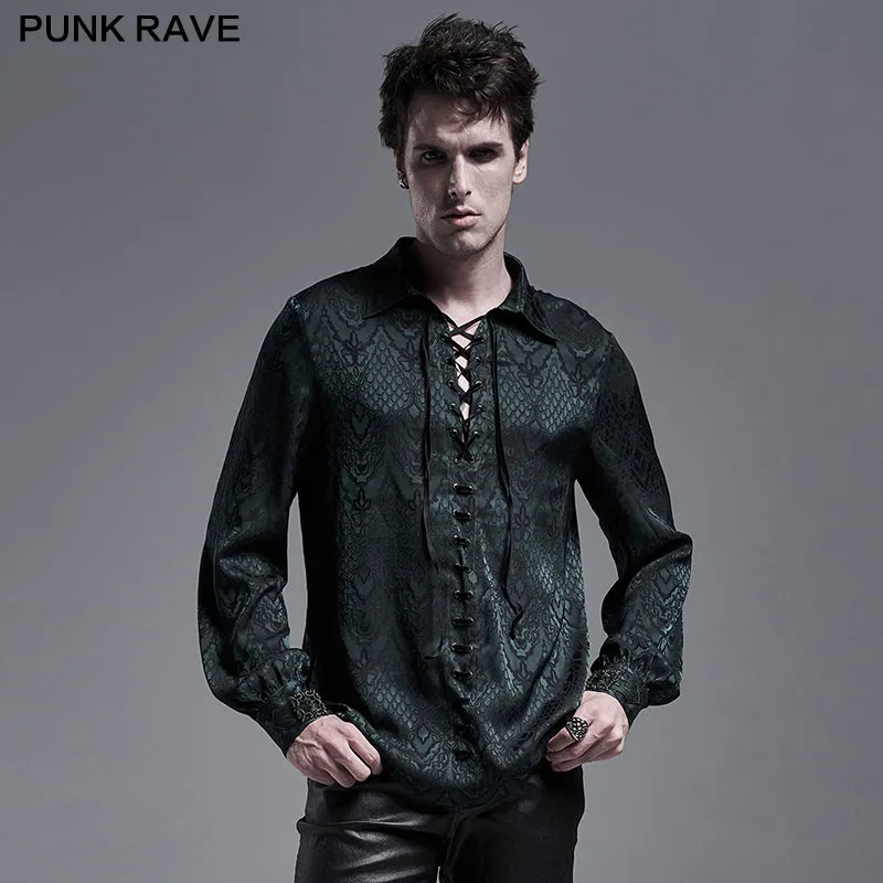 Gothic jacquard shirt