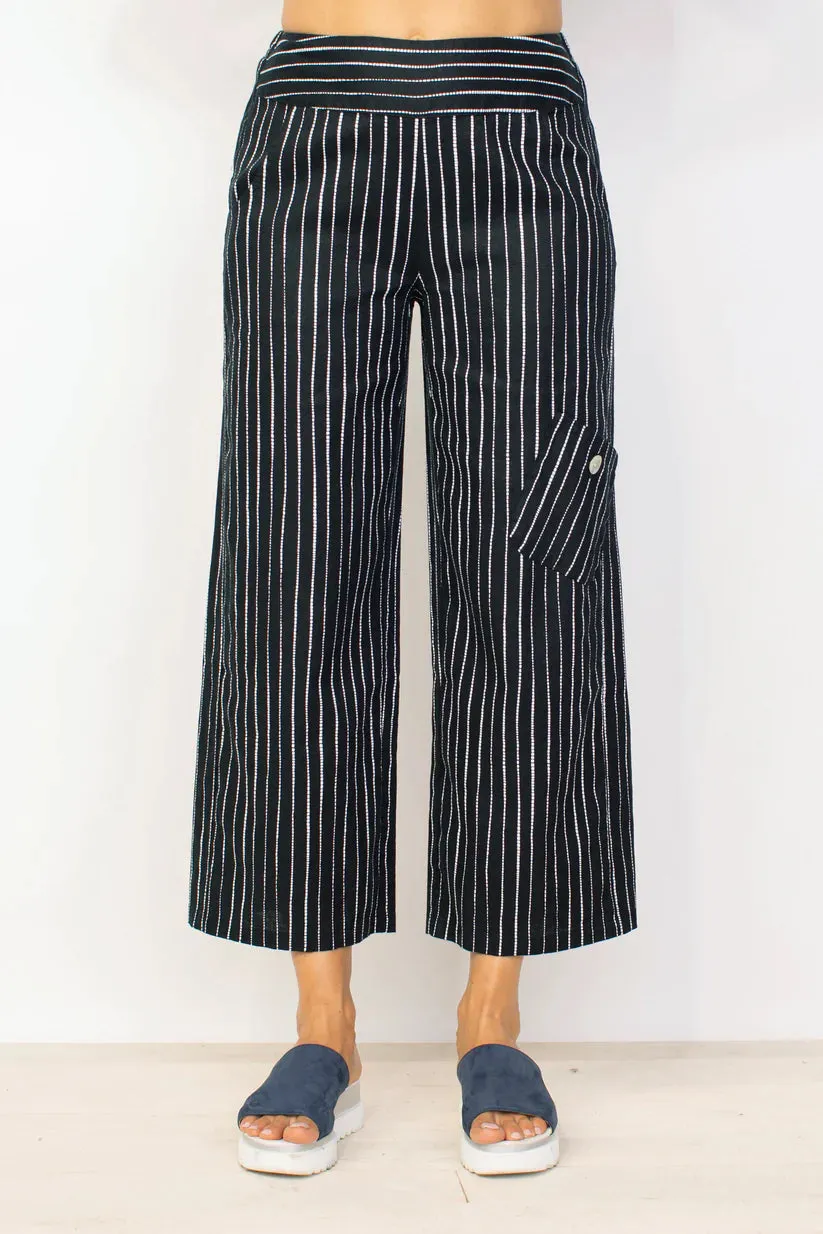 Habitat, 42566 Flood Pocket Stripe Pant, Black