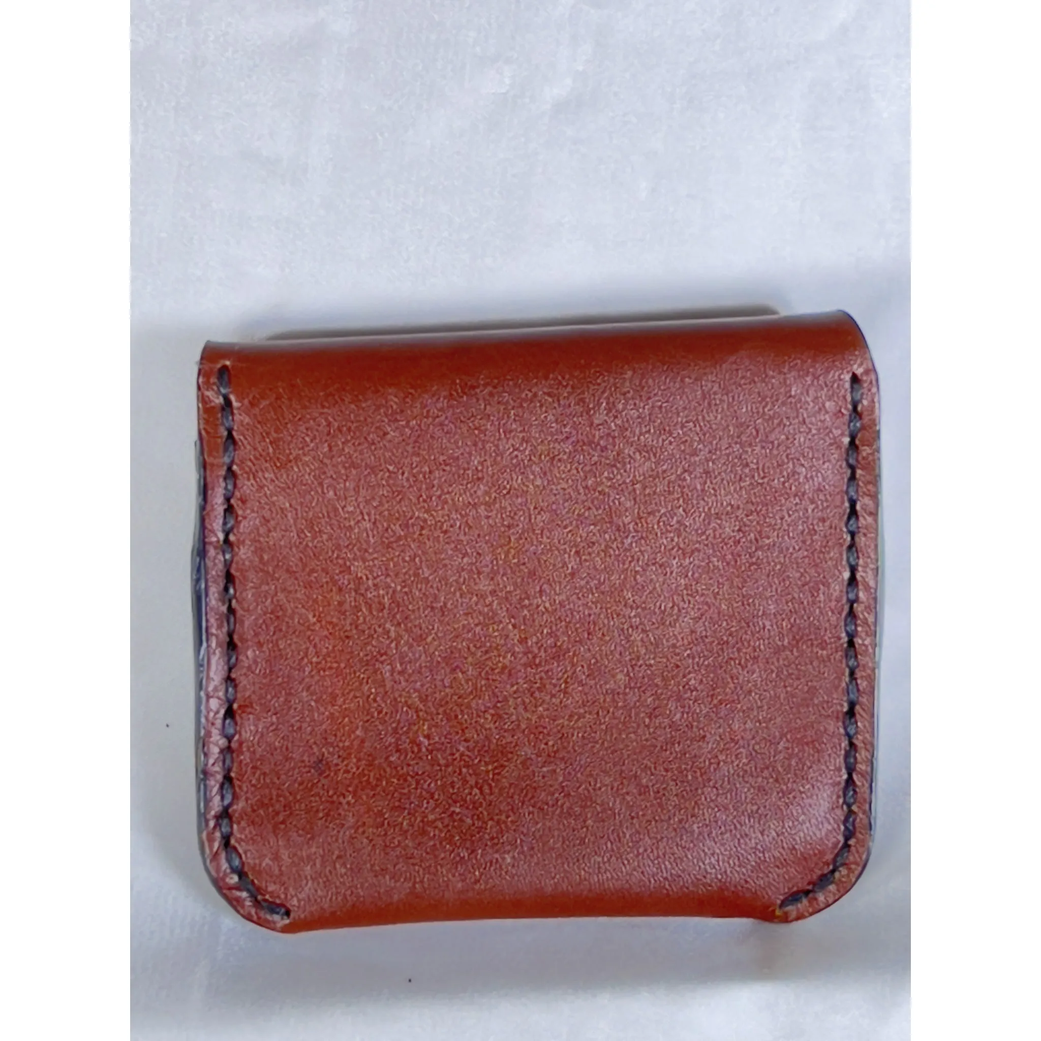 HAND SEWN LEATHER CARDHOLDER -STYLE 1B-FLAP