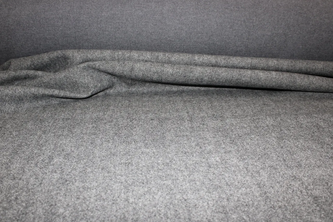 Haute New York Designer Wool Double Cloth - Grays