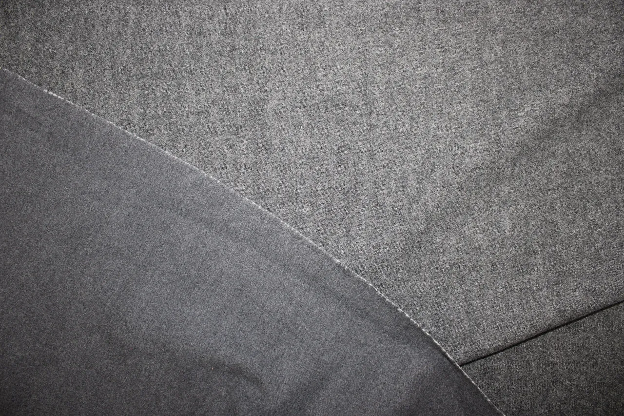 Haute New York Designer Wool Double Cloth - Grays