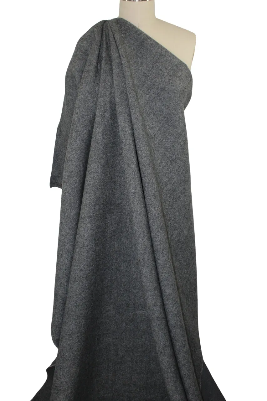 Haute New York Designer Wool Double Cloth - Grays