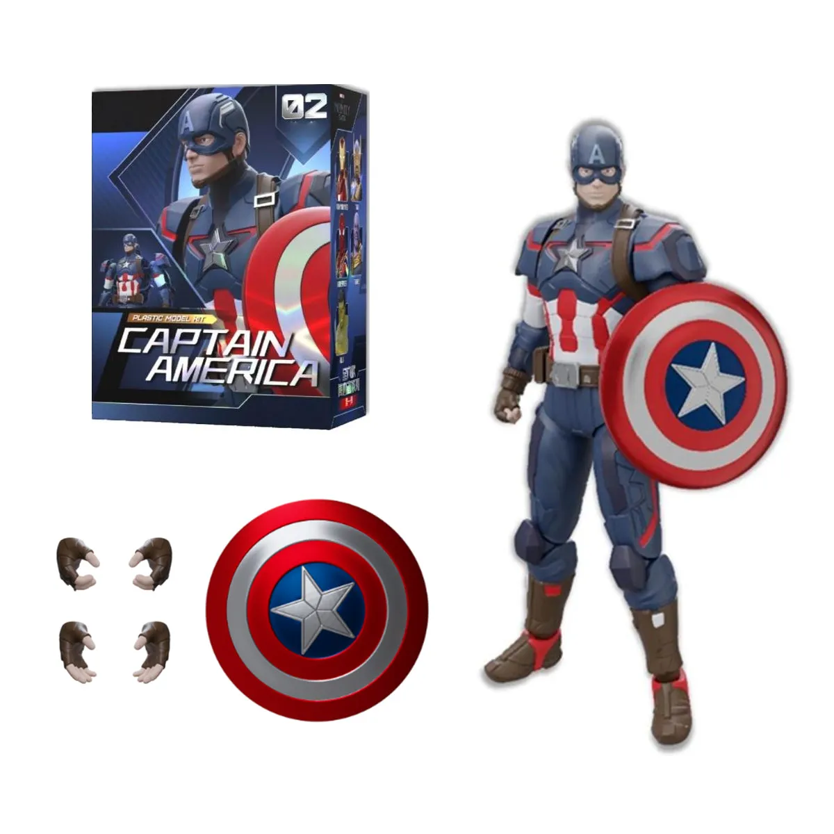 HiPlay Fondjoy Infinity Saga America Cap. Assembly Model Kits Comic Series