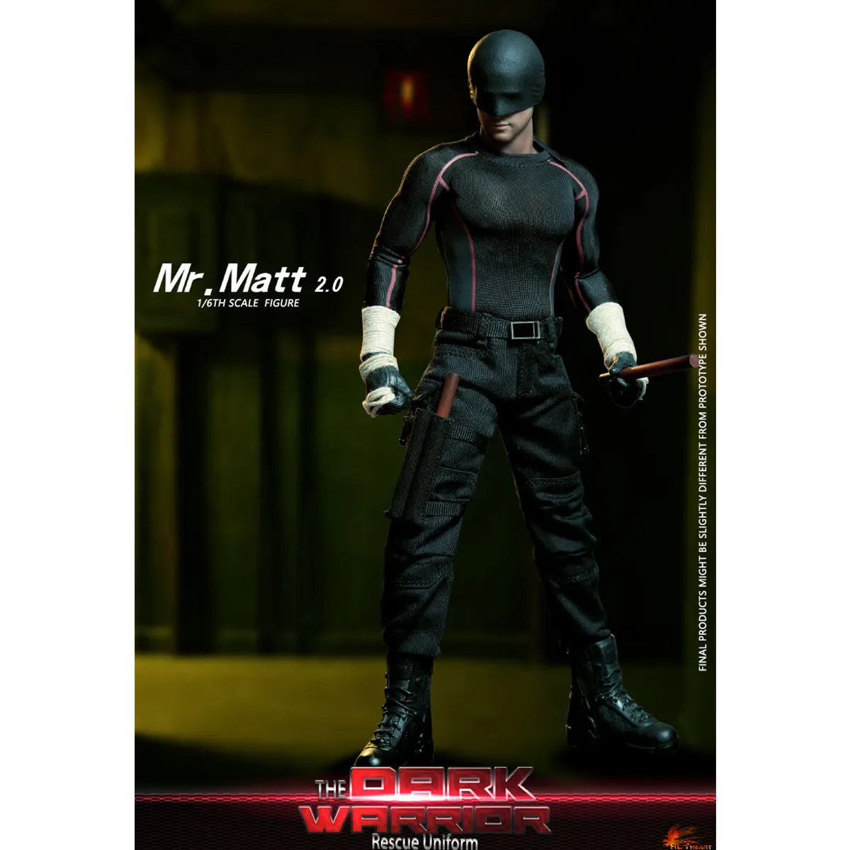 HiPlay Hot Heart, The Dark Warrior Rescue Uniform Regular Version, Action Figure