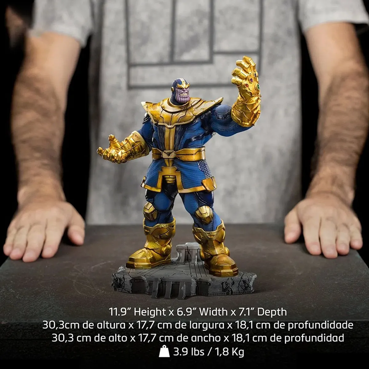 HiPlay Iron Studios, Thanos - Infinity Gauntlet Standard Version, Statue Figurine