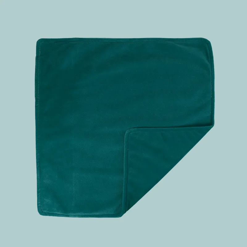 Hoes | 45x45 Velvet Petrol Green