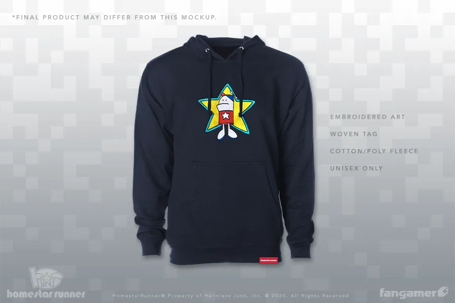 Homestar Runner Embwoidered Hoodie