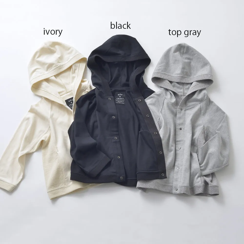 HÄP & CRAFT | Kidswear | UV Protection Hoodie - Ivory / Top Gray / Black