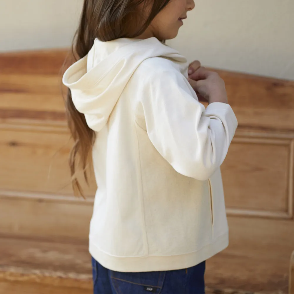 HÄP & CRAFT | Kidswear | UV Protection Hoodie - Ivory / Top Gray / Black