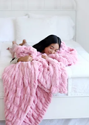 Hugs Cookie Pink Blanket