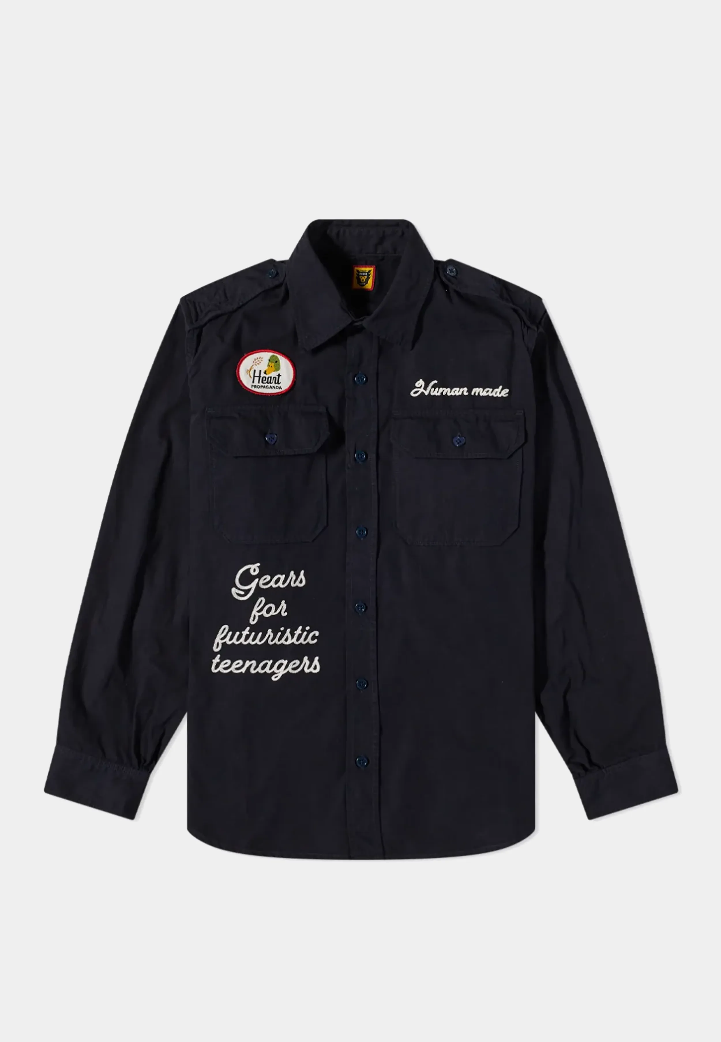 Human Made Boy Scout Shirt Navy