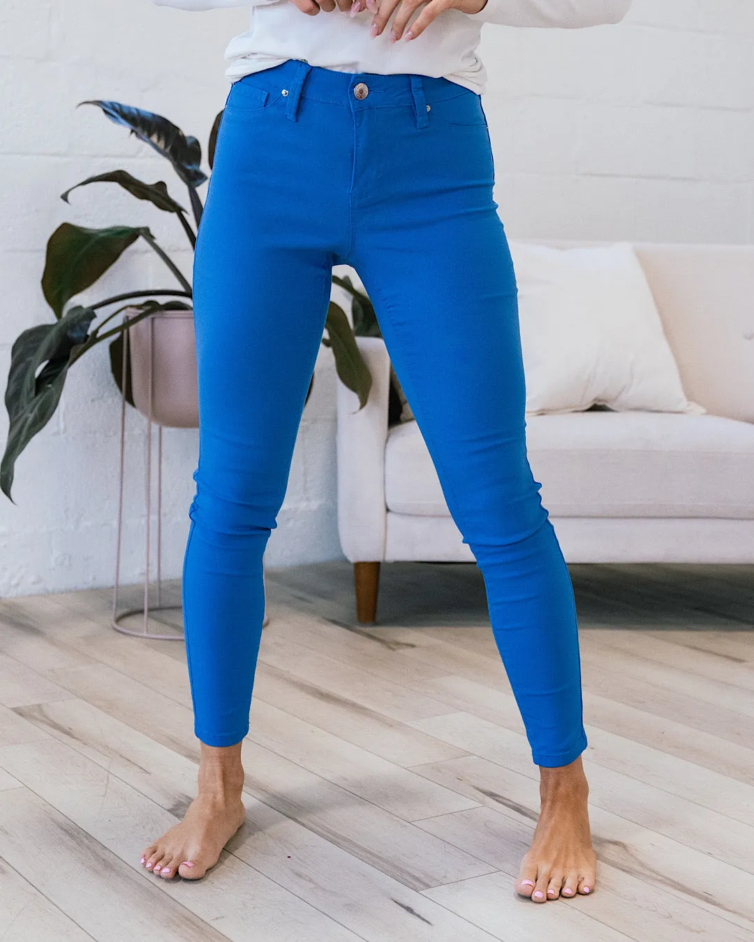 Hyperstretch Skinny Jeans - Blue Bay FINAL SALE