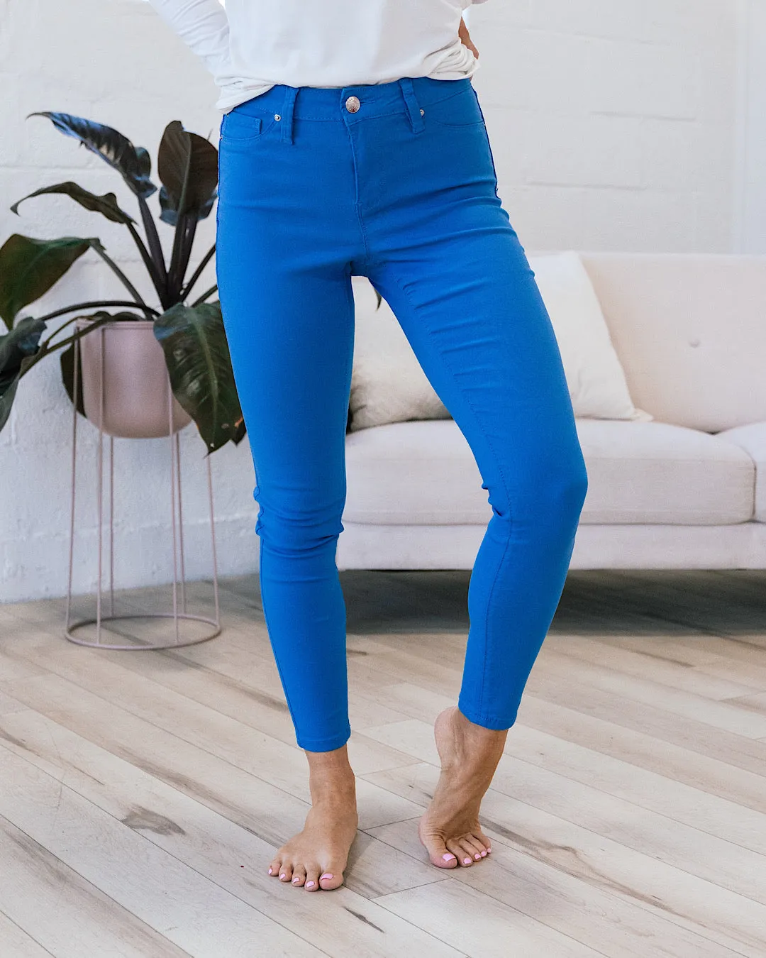 Hyperstretch Skinny Jeans - Blue Bay FINAL SALE