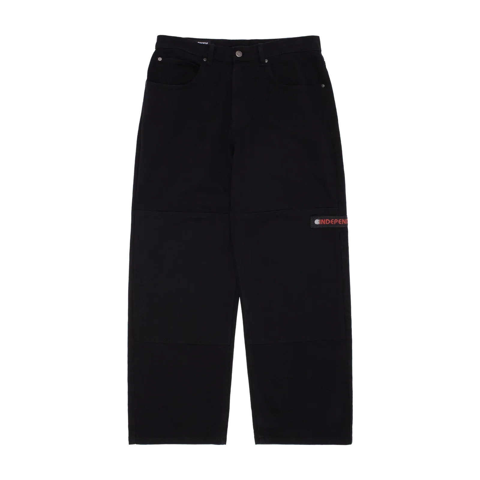 Independent X Hockey Double Knee Jean Black