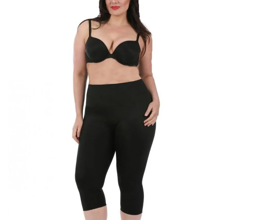 InstantFigure Curvy Plus Size Cropped Leggings 16804MC