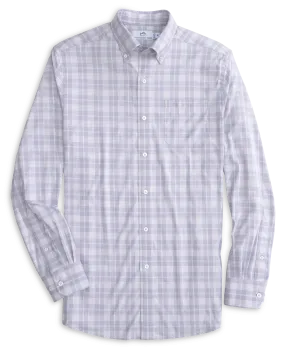 Intercoastal Primrose Plaid Long Sleeve Sport Shirt - Orchid Petal