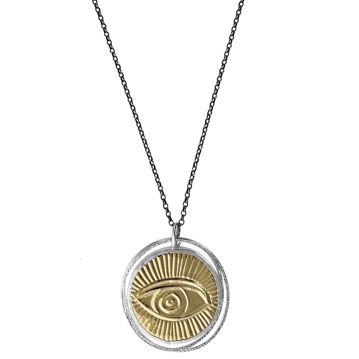 Israeli Kobi Roth Watchful Eye Protection Necklace