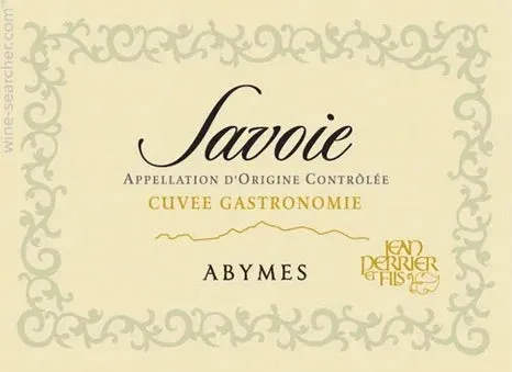 Jean Perrier et Fils Cuvee Gastronomie Savoie Abymes