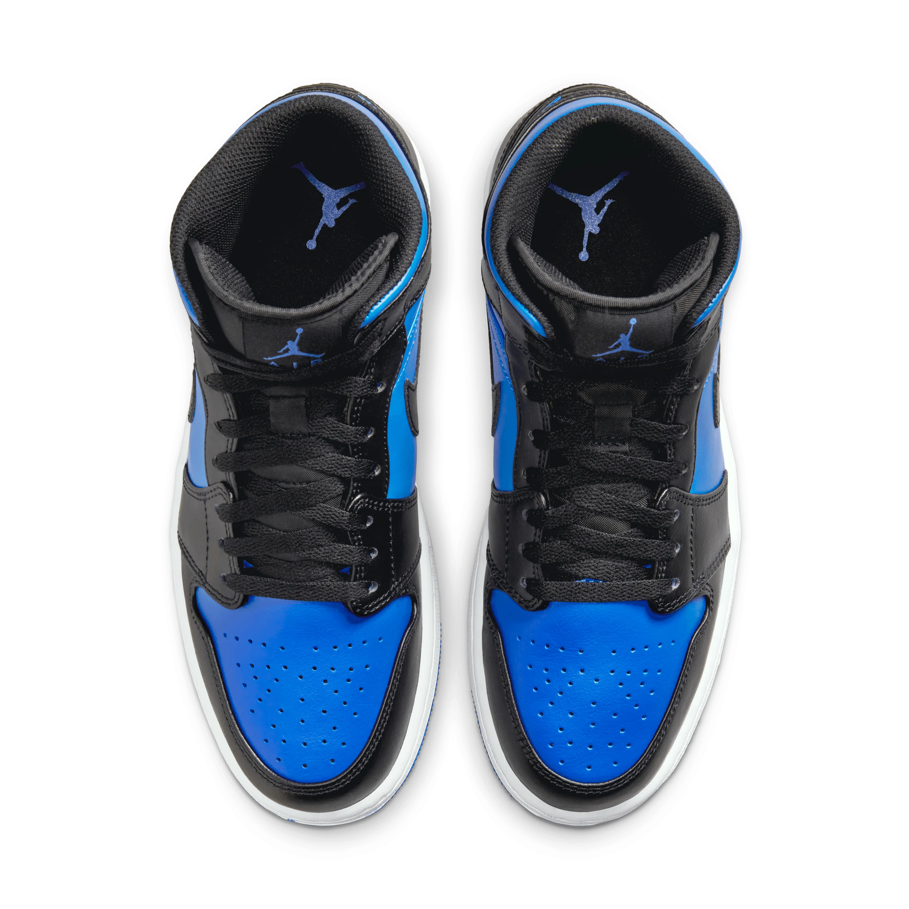 Jordan - Men - Air Jordan 1 Mid - Black/Royal Blue/White