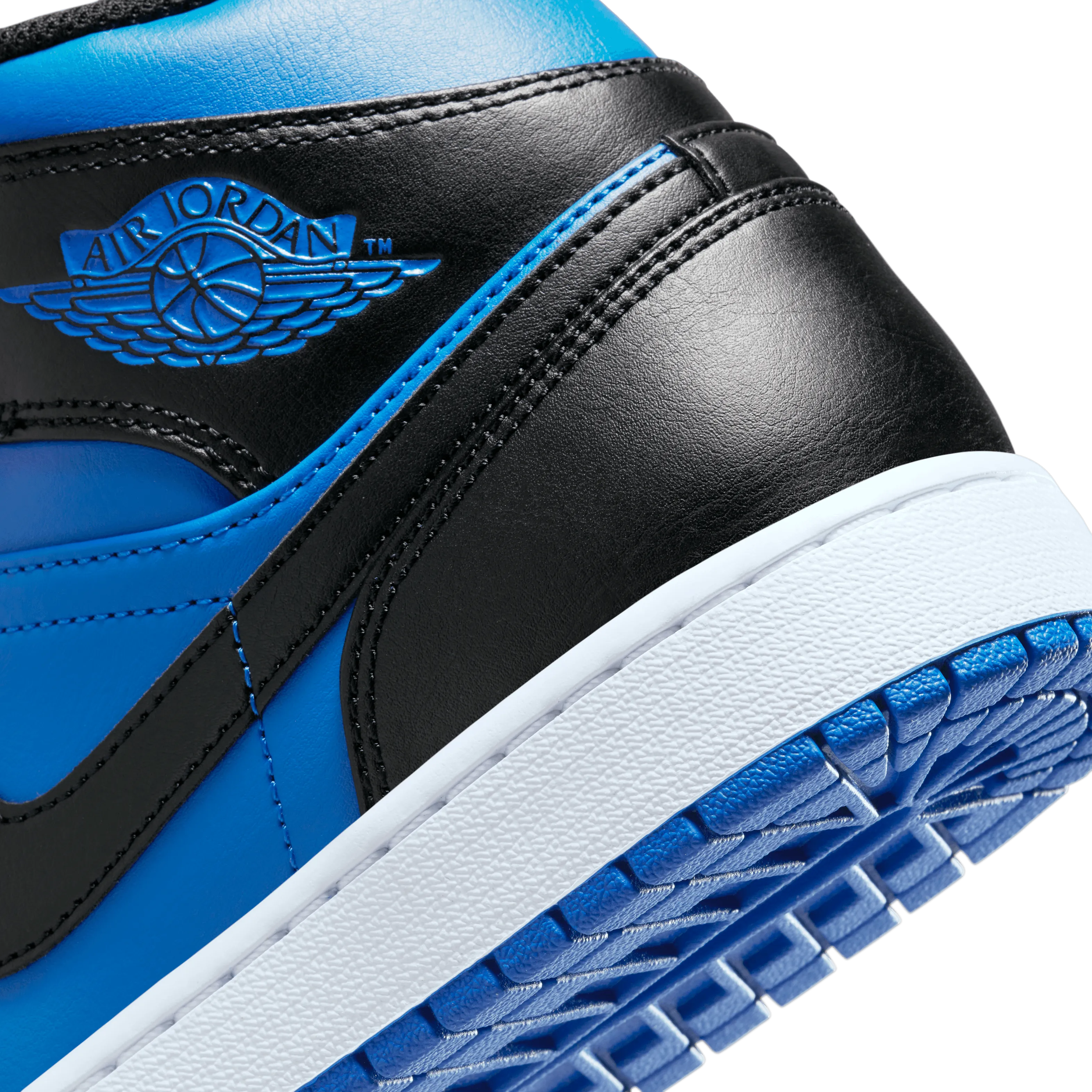 Jordan - Men - Air Jordan 1 Mid - Black/Royal Blue/White