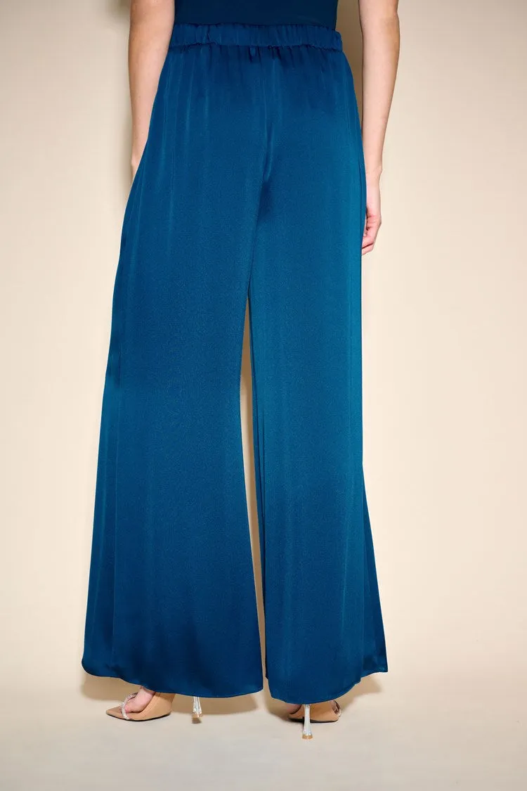 Joseph Ribkoff Satin Wide Leg Pants