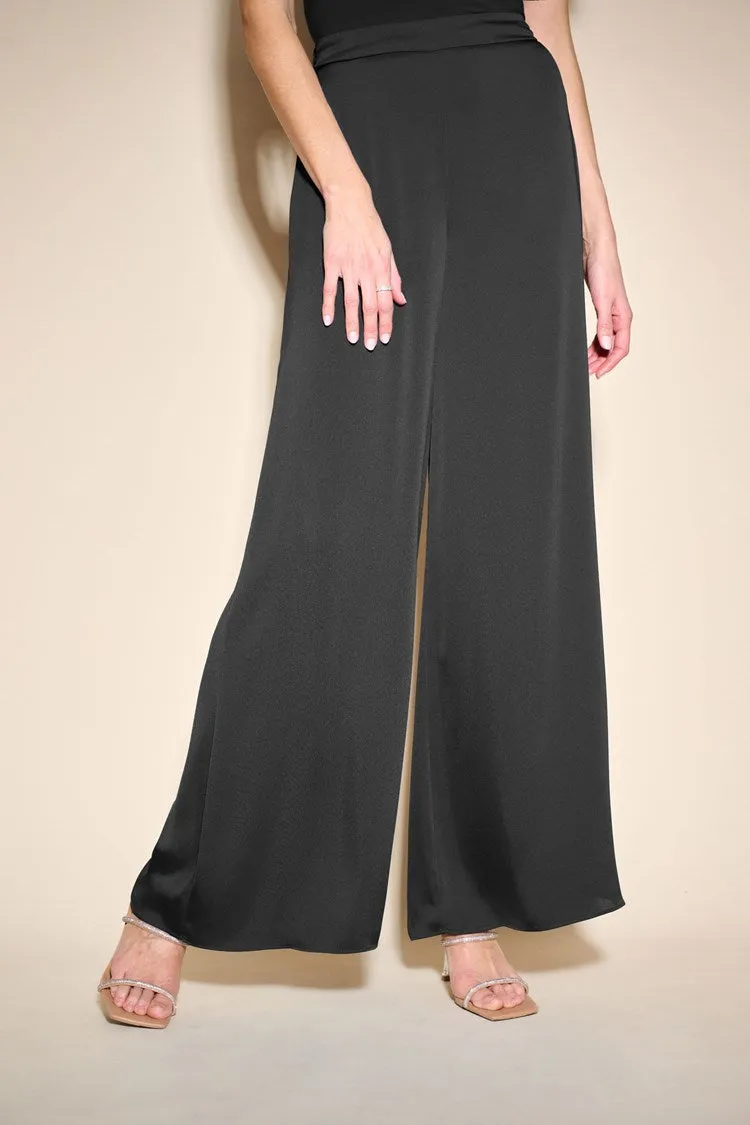 Joseph Ribkoff Satin Wide Leg Pants