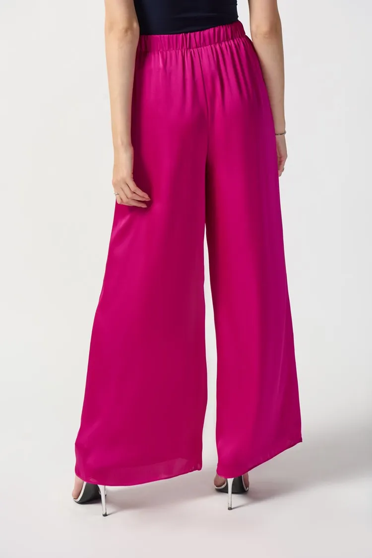 Joseph Ribkoff Satin Wide Leg Pants