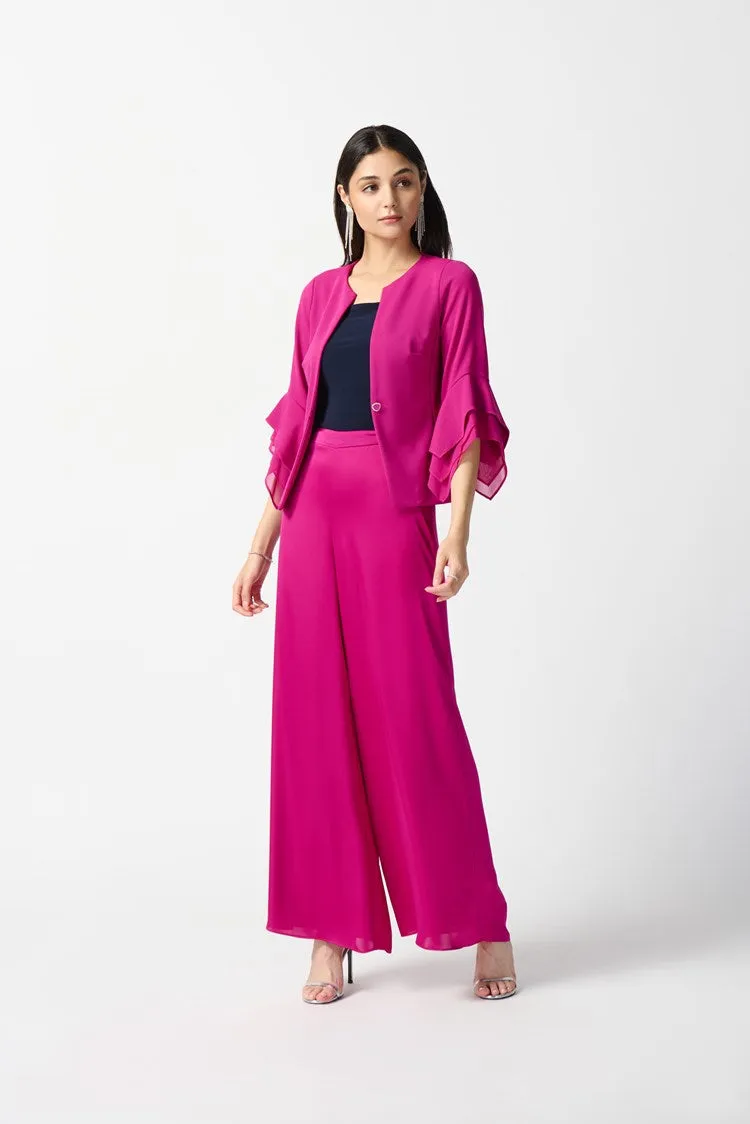 Joseph Ribkoff Satin Wide Leg Pants