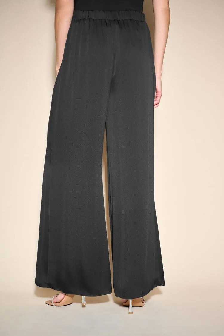 Joseph Ribkoff Satin Wide Leg Pants